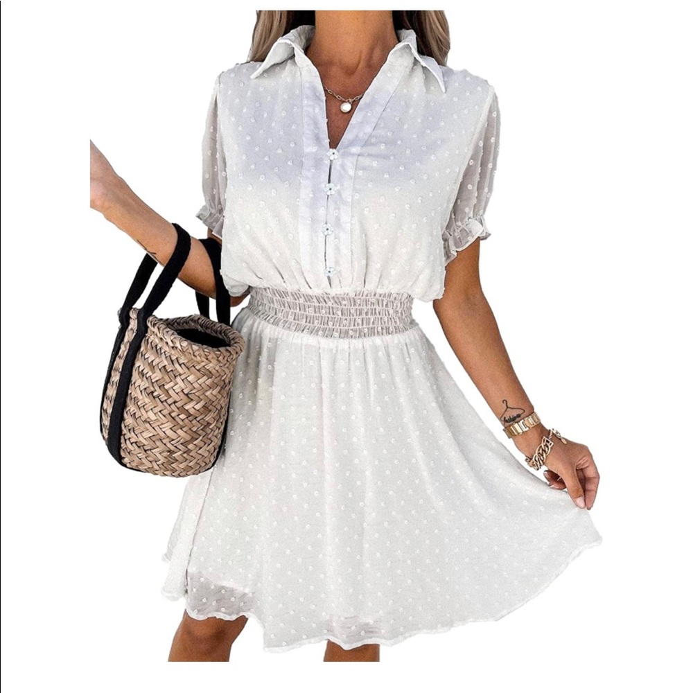 Women’s Casual White Summer Dress